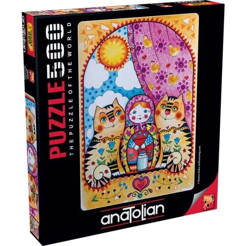 Matryoshka doll Oxana Zaika 500 Piece Jigsaw Puzzle Puzzle Educational Mind Intelligence Game Holiday Decoration Table Gift 33x48 Cm Vertical