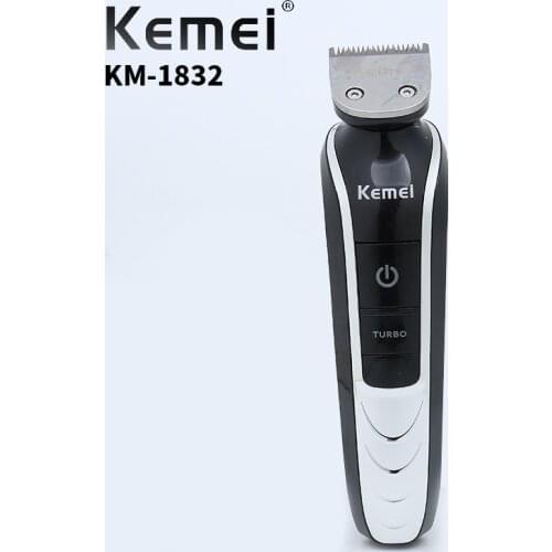 KEMEI 5-in-1 Professional Rechargeable Trimmer Electric Clipper Shaver Wireless Adjustable High Quality Hair Clipper KM-1832