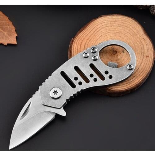 Outdoor Multifunctional EDC Survival Tool Mini Retro Knife Pocket Folding Stone Wash Corkscrew Keychain Camping Hiking