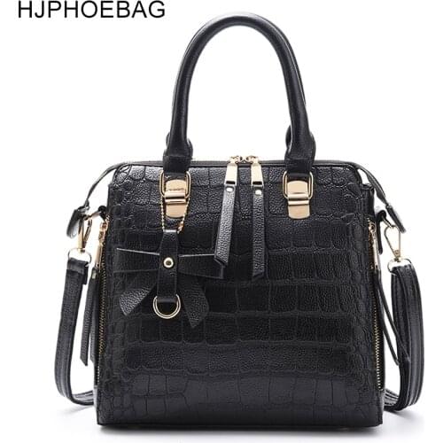 HJPHOEBAG Crocodile pattern solid handbag ladies wallet famous brand Messenger bag shoulder bag crossbody bags for women YC133
