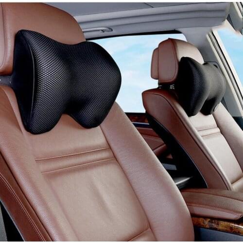 ICAROOM Car Neck Headrest Pillow 3D Space Memory Cotton Neck Pillow Universal Car Seat Neck Support Headrest Pillow c