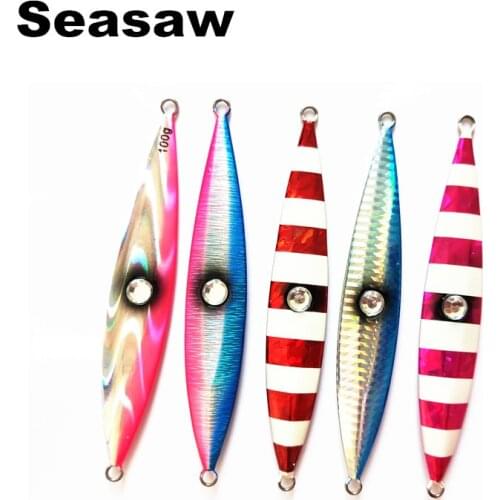 Own factory new mould jig fishing lure deep fast slow jig boat jig lure direct manufacturers 80g/100g fishing boat lure