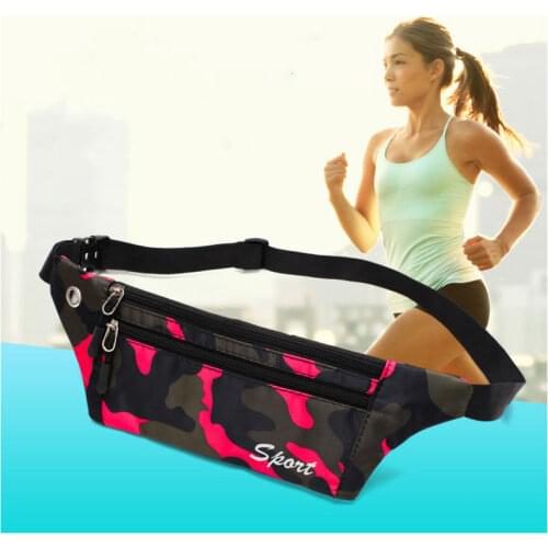 Unisex Sports Pocket Outdoor Tactical Waist Bag Running Travel Cycling Belt Bag Convenient Mobile Waist Pouch