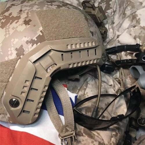 Tactical Navy seal AOR1 Rail Guide with logo for Maritime Helmet