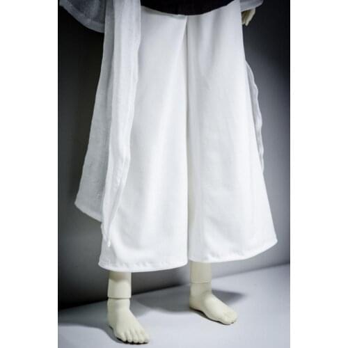 [wamami] White Crystal Hemp Drop Wide Leg Pants 1/3 SD 1/4MSD SD17 Male BJD Dolls Dollfie