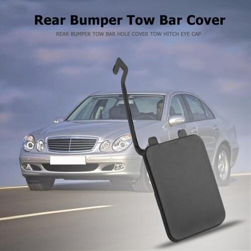 Rear Bumper Tow Bar Eye Cover for Mercedes Benz E Class W211 E320 E350 2002-2006 Auto Exterior ABS Replacement Accessories