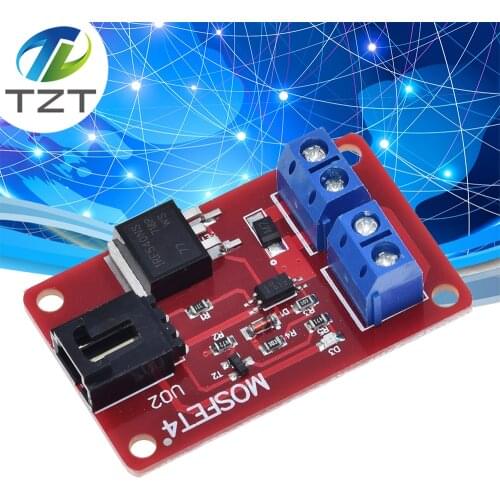 TZT 1 Channel 1 Route MOSFET Button IRF540 + MOSFET Switch Module for Arduino