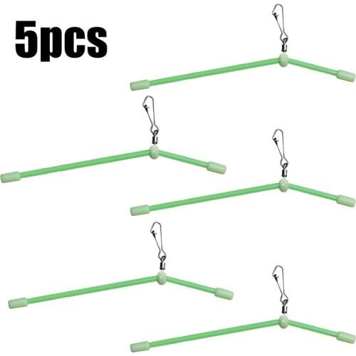 Green Anti Tangle Boom With Sinker Snap Swivels 1/2/3/4g/pcs 5pcs Anti-Tangle