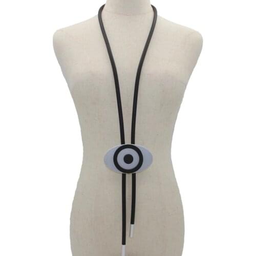 YD&YDBZ Red Round Metal Long Necklaces For Women Punk Style Rubber Chunky Chain Necklace Gothic Clothes Jewelry Accessories Gift