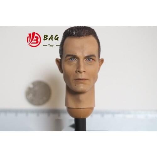 1/6 of the Action Figures model DID MA1009 terminator T1000 European male head sculpture
