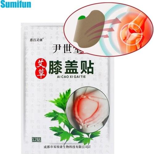 12pcs Wormwood Extract Medical Plaster Knee Pain Relief Natural Herbal Patch Joint Ache Rheumatoid Arthritis Pain Killer C2521