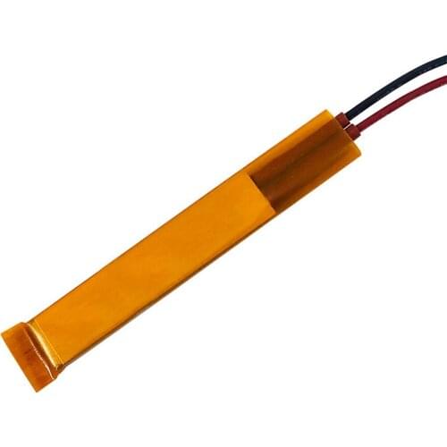 12V 24V 110V 220V 75x15x3.5mm Heater Element Constant Thermostat Insulated Thermistor Ceramic Air Heating Chip Tube Film