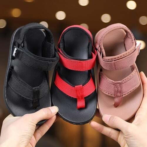 2021 Childrens Sandals Summer Beach Girls Sandals Outdoor Boys Sandals EVA Fashion Toddler Kids Little Girl Shoes 24-35