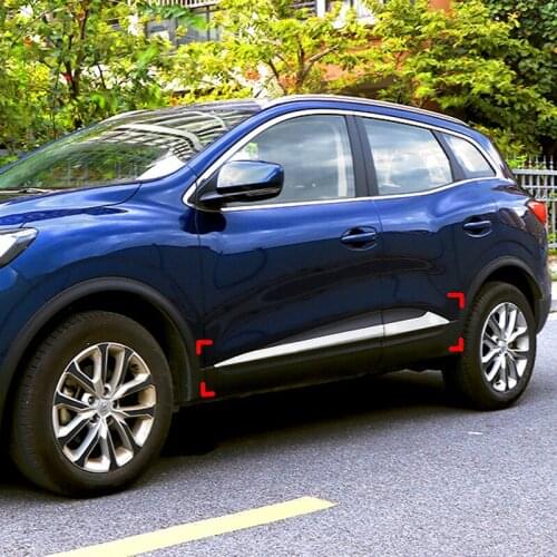 4pcs for Renault KADJAR 2017-2019 Door light strip Body trim Decorative