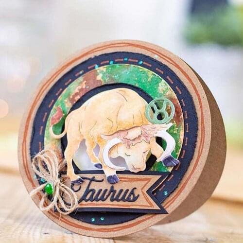 Taurus Constellations Series 2020 New Metal Cutting Dies Scrapbooking DIY Card Album Paper Decoration Craft Embossing Die