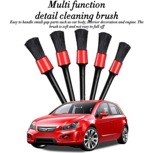 Car Detailing Brush Silk Wool Cleaning Brushes Auto Dry Wet Products Tools And Wheels Car-Styling Accessories Detail Dashbo C5X0