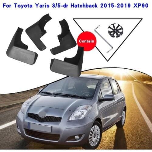 Car Fender Accessories For Toyota Yaris 2007 Vitz XP90 2006-2011 Mudguards Splash Guards Fender Mudflaps Car Fender Mud Flaps