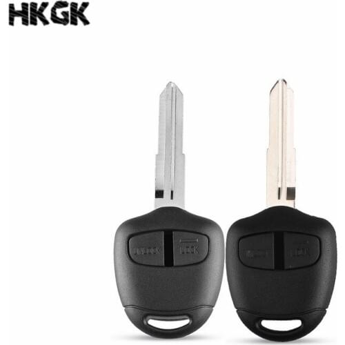 2 Button Uncut Left/Right Blade Remote Key Shell Case For Mitsubishi Lancer Evolution Grandis Outlander