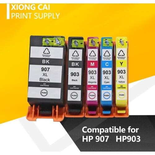 For Hp 903xl Compatible HP903 HP907 hp 903 ink cartridges suit for Officejet Pro 6950 6960 6962 6963 6965 6966 hp-903 hp-907