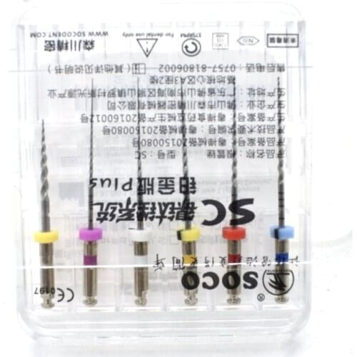 SOCO PLUS dental instrument teeth whitening endo rotary endodontic files 25mm for dentist tool