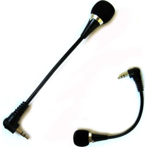 Mini 3.5mm Jack Flexible Capacitance Microphone Mic for Mobile Phone PC Laptop Notebook