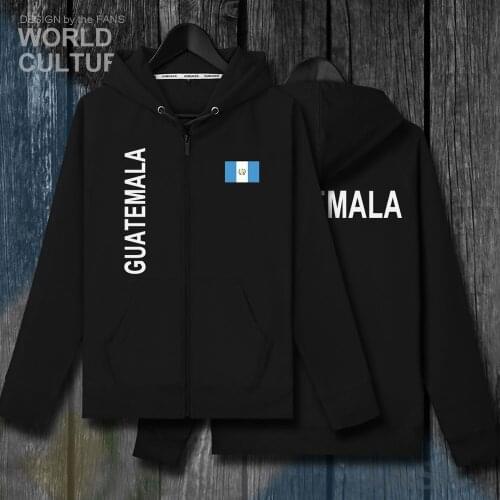 Republic of Guatemala Guatemalan GTM GT winter jerseys men jackets and coats tracksuit clothes casual nation country sweatshirt