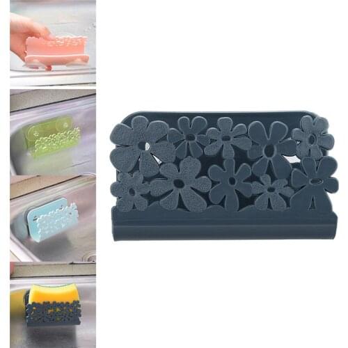 Kitchen Storage Rack Holders Dish Cloths Rack Suction Sponge Holder Clip Rag Storage Rack Shelf Towel Soap Wall Mounted