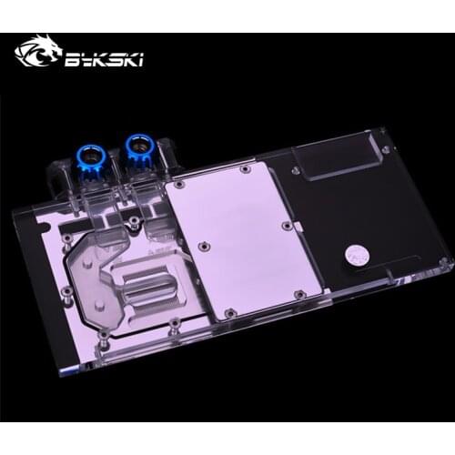 Bykski GPU Cooler For Sapphire RX Vega 64 8G HBM2 Sapphire Nitro+ Radeon Full Cover Graphics Card GPU Water Block,A-SPVEGA64-X