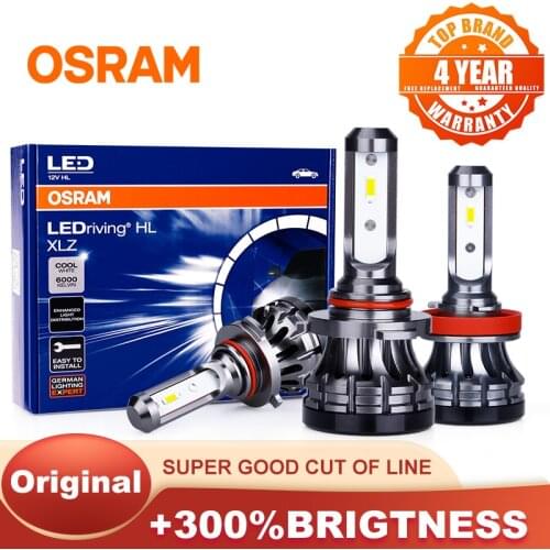 OSRAM LED Headlight LEDriving H8 H11 H16 Led HB3 HB4 9005 9006 H1 9012 HIR2 H7 h4 Car Bulb 6000K White Super Auto Light 12v XQ