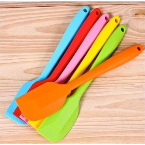 Baking Pastry Spatulas Set Walfos 2pcs/set Kitchen Heat Resistant Flexible Silicone Spatulas Flipping Serving Big size Spoon