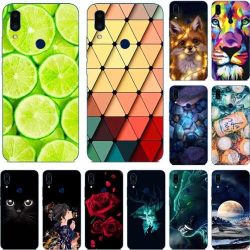 Fashion Printed Case for Meizu M9 Note 9 Note9 Cover Cool Animal Fruit flower soft silicone Phone Case Shell