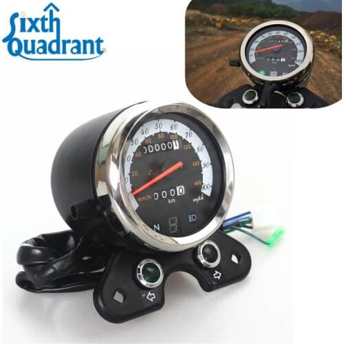 Odometer Speedometer Tachometer km/h mph Instrument Assembly for Honda GN125 CB EN Classic Cafe Racer