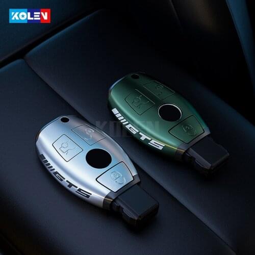 PC Car Remote Key Cover Case Shell Holder Fob For Mercedes Benz A B R G Class GLK GLA W204 W251 W463 W176 W210 W202 Car Keychain