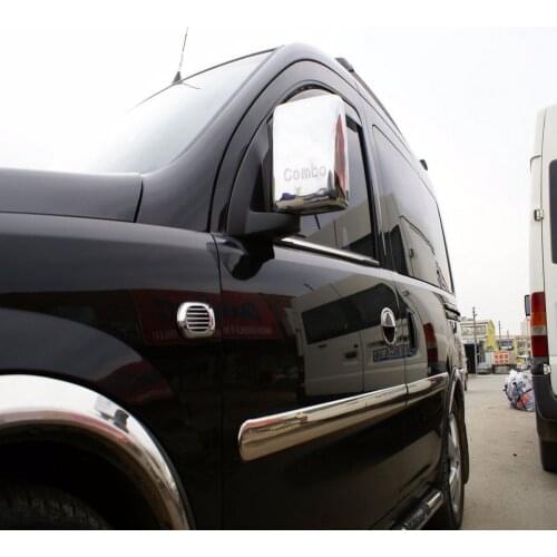 Fit For Opel Combo Chrome Mirror Cover 2 Prç. Abs 2001-2011 Chrome Styling Moulding Trim Tunning Modified Designed Stainless Steel