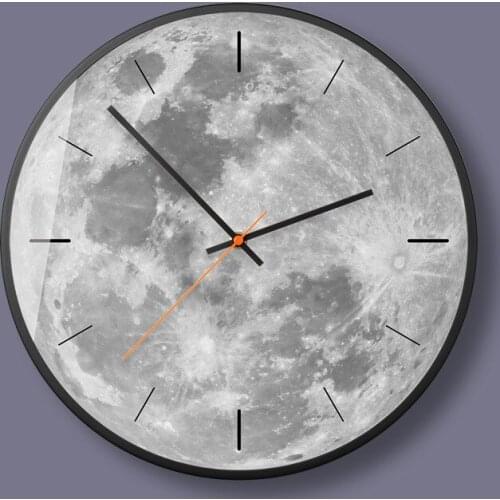 Nordic American Simple Wall Clock Silent Living Room Bedroom Office Watch Wall Simple Quartz Duvar Saati Home Decorative AA50ZB