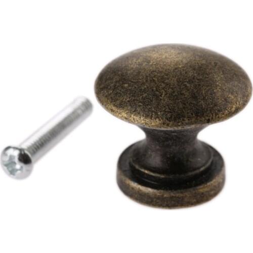 1Pc Antique Handle Knob Furniture Mini Jewelry Box Knobs And Pulls Drawer Cupboard Handles Vintage Furniture Pull With Screw