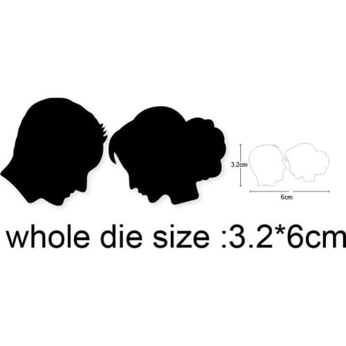 Craft dies metal cutting dies cut die mold couple man woman Scrapbooking dies paper craft knife mould blade punch stencils dies