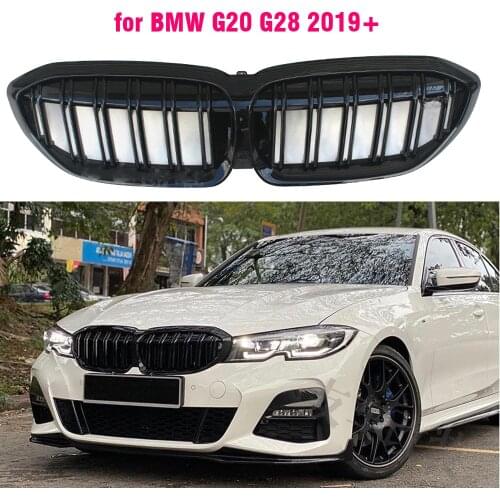 Grille Replacement Glossy Black Kidney Front Bumper Grill FOR BMW G20 3 serie 320d 330i m340i