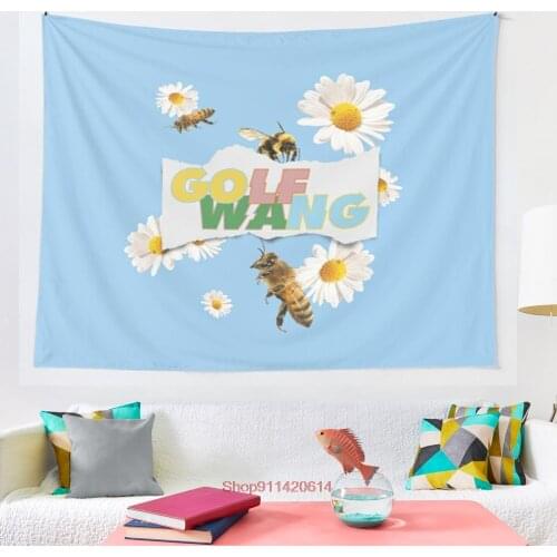 Tyler the creator golf wang tapestry Hippie Tapestry Wall Hanging for Living Room Bedroom Dorm Room Home Decor Tapiz