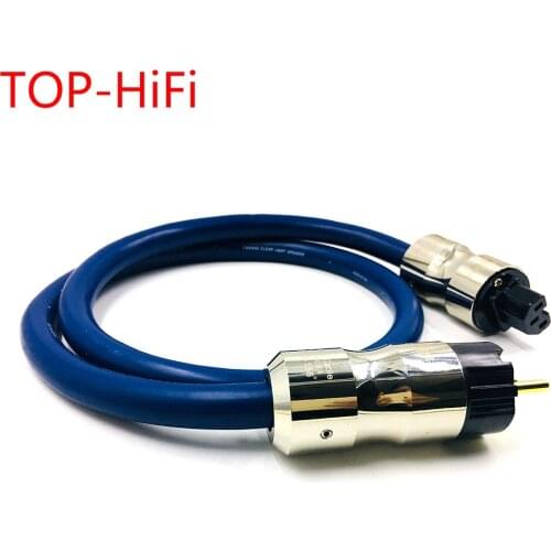 TOP-HiFi Thouliess HIFI KRELL EU/US Plug Schuko AC power Cable AC Power Cord Cable with CARDAS CLEAR LIGHT SPEAKER Cable