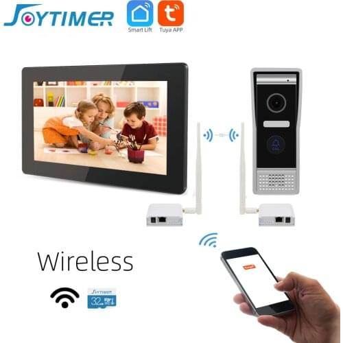 Wireless Video Intercom HD Door Phone 7" Full Touch Screen Indoor Station Digital Signal Transceiver Home Doorbell Call Unlock