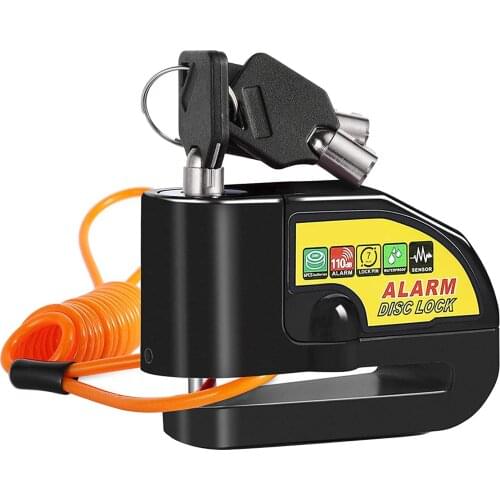 Disc Brake Lock with Alarm Sound Anti Theft Wheel Disk Lock for Brake Rotor