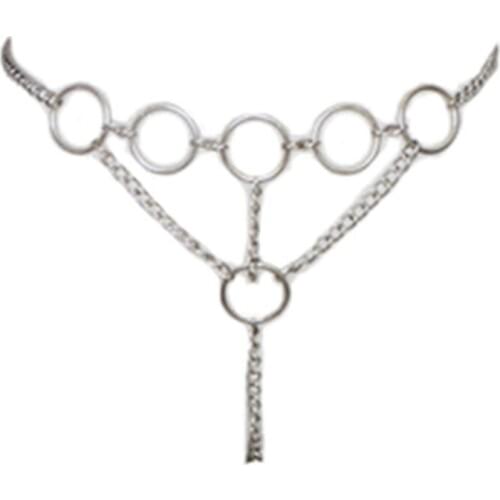 Women Metal Chain Sexy Costumes Open Kruis Porno Lingerie Erotic Panties Fetish Sex Tanga See Trough Thong Fantasia lenceria