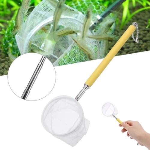 1pc 3D Shrimp Net 5cm Square Round Shape 3D Aquarium Small Fish Catching Shrimp Nets For Home Supplies