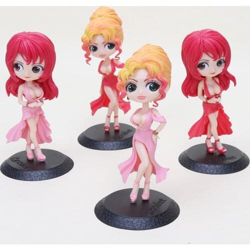 14cm Q Posket figure Toys japanese sister fabulous Dolls PVC Figures toy model