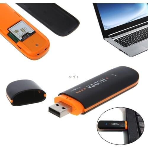 3G Wireless Internet Card Care HSDPA USB STICK SIM Modem 7.2Mbps 3G Wireless Network Adapter with TF SIM Card