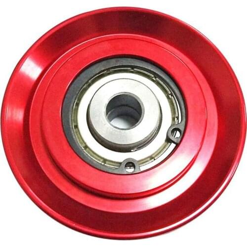 73mm Universal Aluminum Lift Heavy Load Bearing Pulley Wheel Cable Fitness Gym Equipment for Climbing Camping Pulley