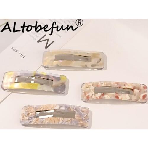 ALTOBEFUN Classic Stone Pattern Hair Accessories Women Ladies Barrettes Female Clamps Ponytail Hair Girl Holder Rope FC274