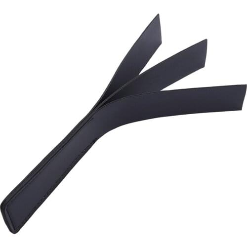 Bondage PU Leather Handle Paddle Spanking Slap Whip Flogger Restraints Love Punish Flirting Toy Three Layers Slap Whip