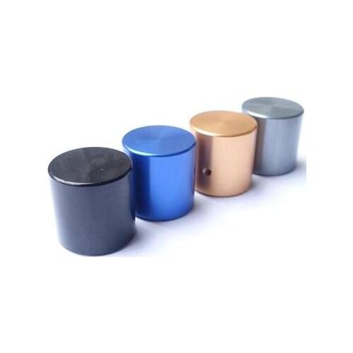 Diameter 20MM Height 20MM Full Aluminum Knob For Power Amplifier